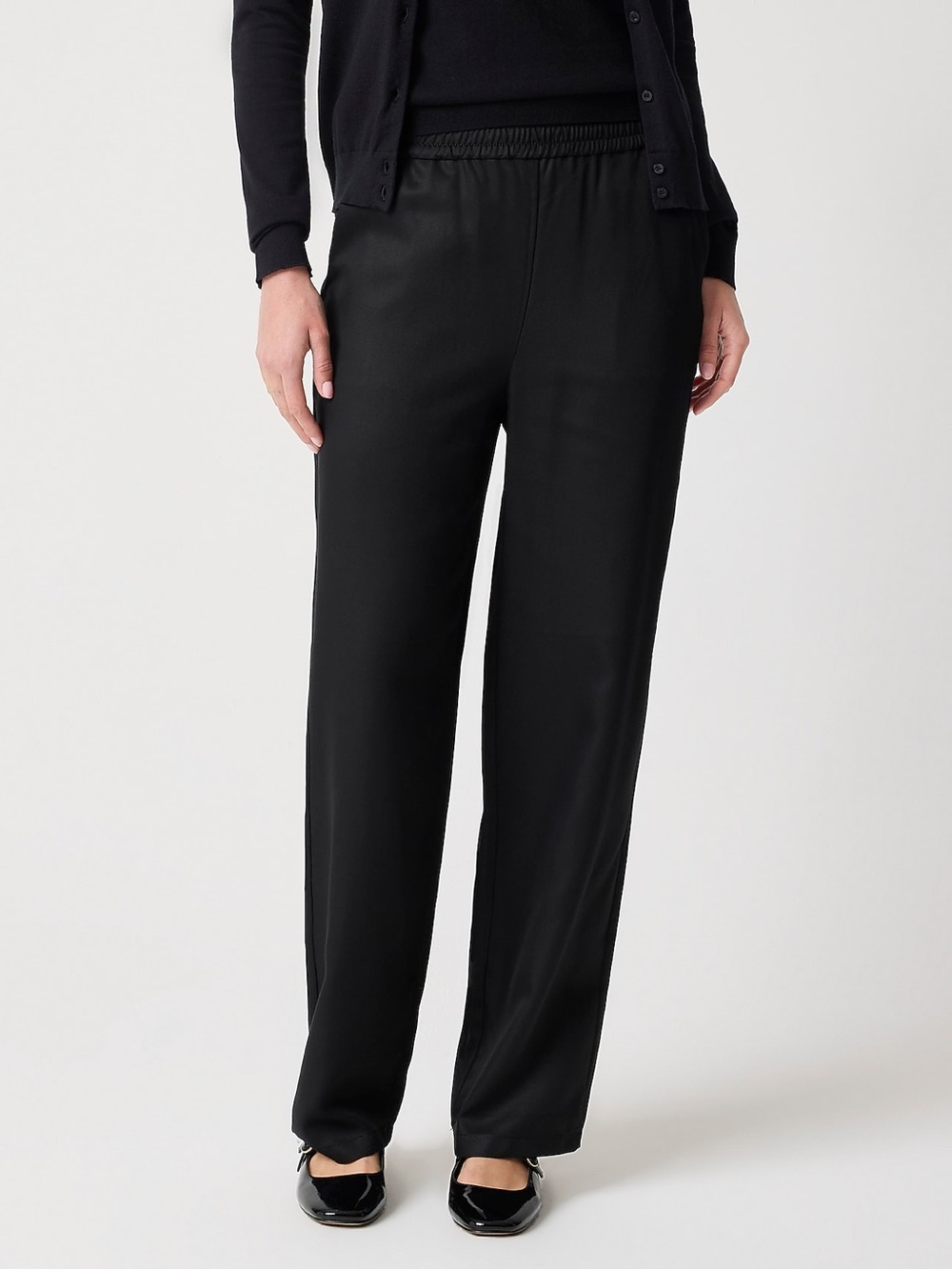 J.Crew TENCEL™ Pull-On Wide-Leg Pant – Size 6